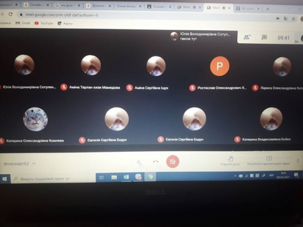 Дистанційне навчання "хом'ячків"